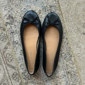 Franco Sarto ballet flats 7.5 black leather